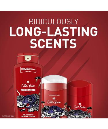 Old Spice Antiperspirant Deodorant for Men NightPanther 48 Hr Odor Protection 2.6 Oz. (Pack of 6) 2.6 Ounce (Pack of 6) Nightpanther - Buy Online on GoSupps.com