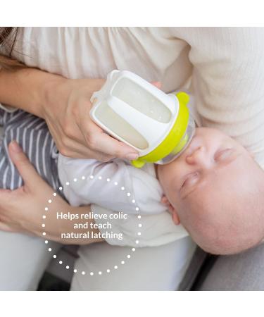 Kiinde Active Latch Silicone Baby Bottle 4oz 2-Pack Blue | Anti Colic, Leak Proof, Easy to Clean | Includes 2 Medium Flow Nipples - Buy Online on GoSupps.com