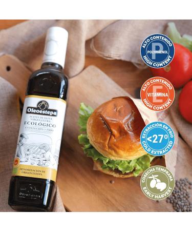  Oleoestepa OLEOESTEPA - Organic extra virgin olive oil - 0.50 l bottle - Buy Online on GoSupps.com