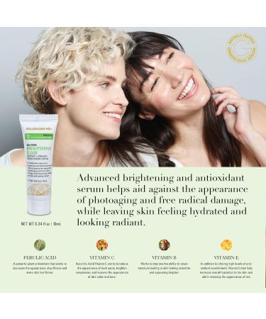 Goldfaden MD Brightening Elixir | Serum w/Vitamin C Ferulic Acid Vitamin B & Vitamin E Helps Aid Against Appearance of Photoaging | Leaves Skin Feeling Hydrated & Looking Radiant TRIAL .34 Fl Oz 0.34 Fl Oz (Pack of 1) - Buy Online on GoSupps.com