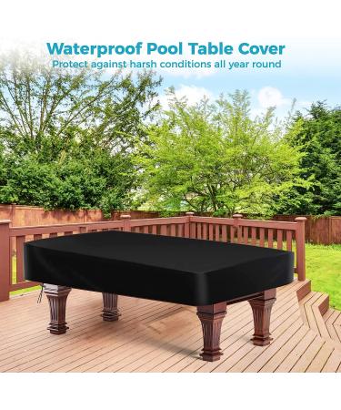 Epicover 8ft Pool Table Cover | Waterproof & UV Protection | Scratch-Resistant | 100 x 56 x 8 inches - Buy Online on GoSupps.com