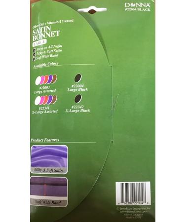 Donna Collection Sleep Cap & Bonnet with Olive Oil & Vitamin E Treatment - Buy Online on GoSupps.com