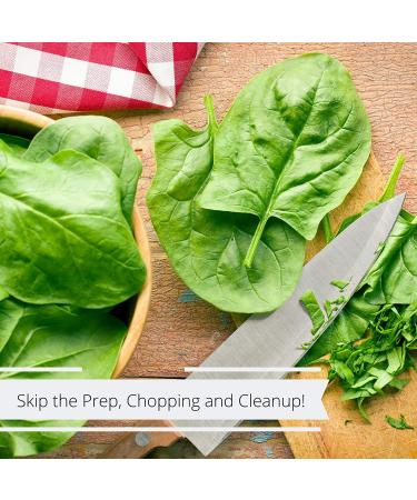 Premium Gourmet Chopped Dried Spinach Flakes - 8 Oz Jumbo Reusable Container by Its Delish | Natural Dehydrated Spinach Leaves for Cooking, Camping, Backpacking | Ideal for Sauces, Soup, Dips - Buy Online on GoSupps.com
