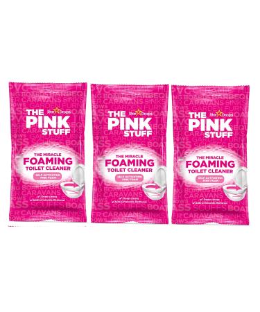 The Pink Stuff - The Miracle Foaming Toilet Bowl Cleaner Limescale Remover Powder - 3 Sachets - Buy Online on GoSupps.com