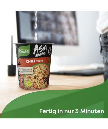 Buy Knorr Asia Noodles Chili Taste - Instant Deliciousness in 3 Minutes | 8 x 65g | International Shipping Available - Buy Online on GoSupps.com