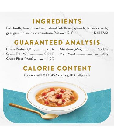 Purina Fancy Feast Grain Free Tuna Broths - 16 Pouches - Buy Online on GoSupps.com