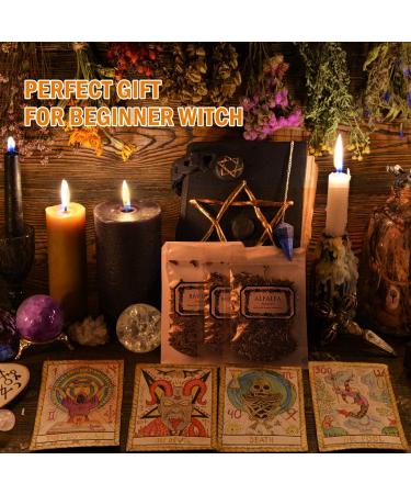 YoleShy Dried Magical Witch Herbs Set - Wicca Pagan Supplies for Spells & Witchcraft - Buy Online on GoSupps.com