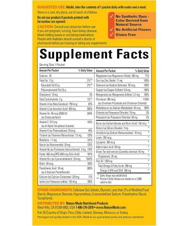 Nature Made Daily Diabetes Health Pack - 30 Packets, 30 Day Supply - Buy Online on GoSupps.com