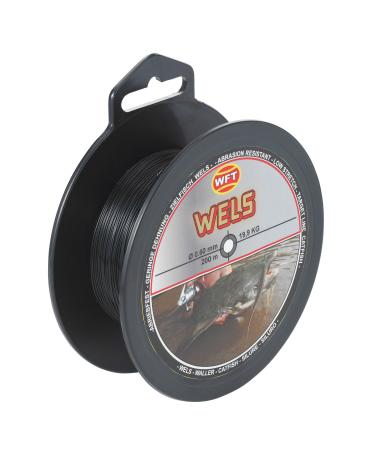 WFT target fish Wels 200m - monofile wall cord for waller fishing fishing cords catfish monofile cord for waller catfish 0.60mm / 19.9kg load capacity