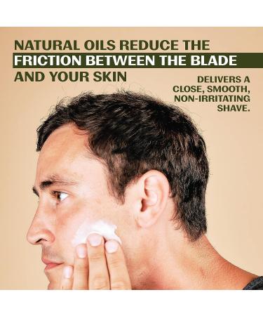THRIVE Natural Shave Oil for Men - 2oz (60mL) Made in USA with Organic Ingredients - Vegan Shaving Oil Replaces Creams and Gels - Premium Formula - Buy Online on GoSupps.com