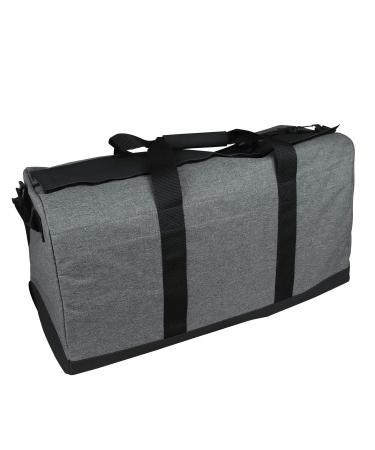 FIREDOG Smell Proof Duffle Bag, Large Smell Proof Bag for Travel Storage(21.5x10x12) Grey Large