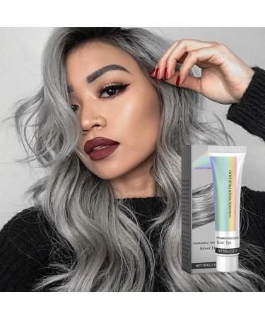  lisutupode Me Tallic Silver Permanent Grey Hair Colour 100g Nourishing and Natural Cream with Natural Extract for Hair Types - Buy Online on GoSupps.com