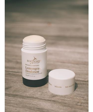 Eco By Sonya Lemongrass Deodorant - Organic Natural & Long-lasting | Shop Worldwide - Buy Online on GoSupps.com