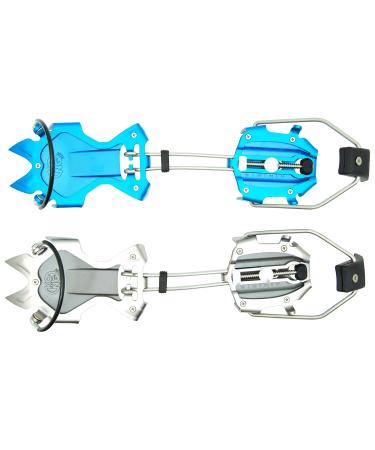 Kong crampons aluminum semi-automatic wheel light blue/grey 10 bits