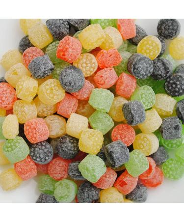 The EDIBLES Mixed Fruits Candy Khati Mithi Goli Packet 250 gm Kids Candy Toffee Jar Box Khati Meethi Fruits ki Goliyan Candies_Packing May Vary - Buy Online on GoSupps.com