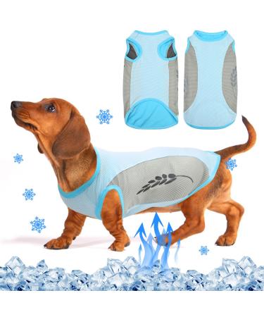 Jodsen dog cooling vest summer cool and comfortably dog coat breathable mesh dog jacket with reflector strip light dog ice cooling T-shirts for small to medium-sized dogs (3xl blue) 3xL blue - Buy Online on GoSupps.com