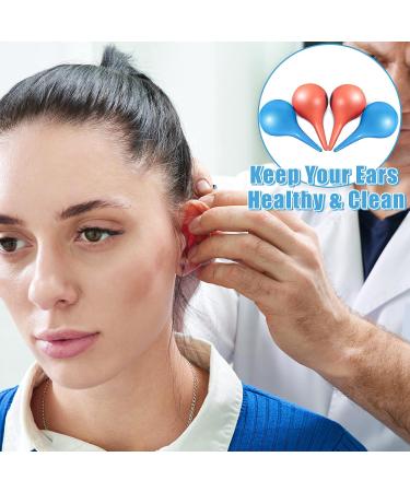 4 Pack 60ml Ear Syringe Hand Bulb for Baby Kids Adults - Ear Wax Removal Tool, Squeeze Bulb Rubber Suction Syringe Ball in Orange Blue - Buy Online on GoSupps.com