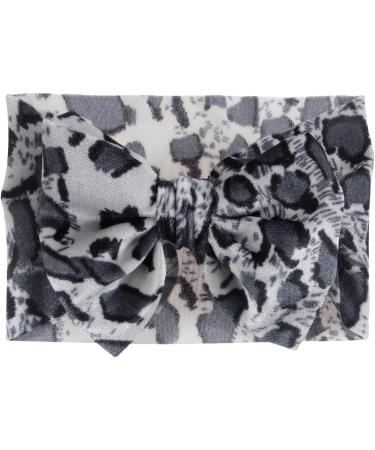 Nishine 5PCS Baby Girls Soft Leopard Hair Turban Head Wraps - Kids Stretchy Knotted Bows Headband for Children - Buy Online on GoSupps.com