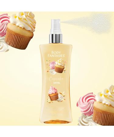Body Fantasies Signature Fragrance Body Spray Cupcake Swirl 8 fl oz Fruity - Buy Online on GoSupps.com