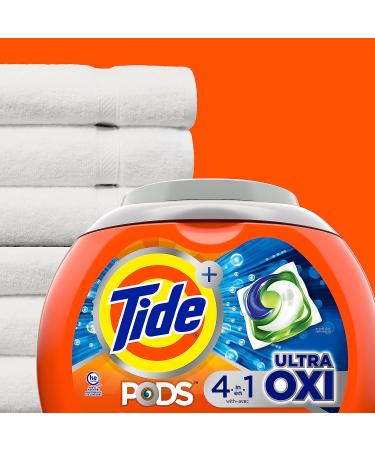 Tide PODS 4 in 1 Ultra Oxi Laundry Detergent Soap Pods - 73 Count, High Efficiency (HE) - Buy Online on GoSupps.com