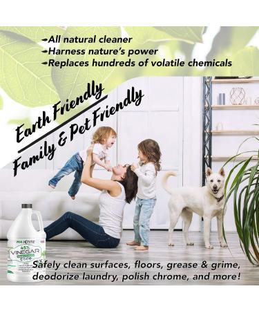 MaxTite 45% Pure Concentrated Vinegar - 9x Power Cleaning Solution for Home & Garden (1 Gallon) - International Shipping Available - Buy Online on GoSupps.com