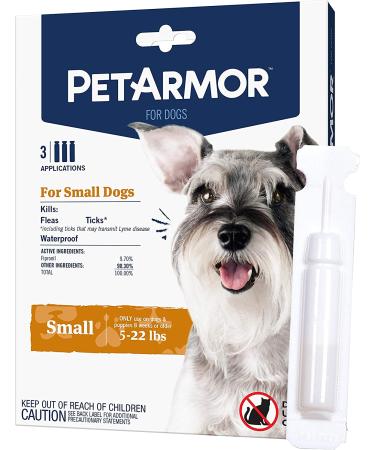 PetArmor Flea and Tick Treatment for Small Dogs (5-22 lbs) - 3 Month Supply - Buy Online on GoSupps.com