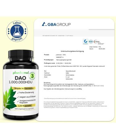 plantomol DAO 1,000,000 HDU - 120 capsules - Buy Online on GoSupps.com