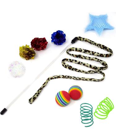 Youngever 24 Cat Toys Assortment - Interactive Tunnel, Teaser, Mouse, Crinkle Balls - Multicolor Kitten and Kitty Playset - Buy Online on GoSupps.com