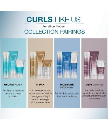 Joico Curls Like Us Smooth & Bounce Curl Hydrating Foam | For Curly Hair | Reduce Frizz | Enhance Curl Patterns | 72-Hour Humidity Protection | With Moringa Seed & Algae Oil | 6.7 Fl Oz - Buy Online on GoSupps.com