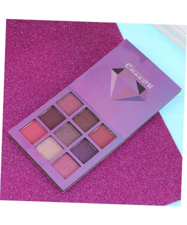POPETPOP 2pcs 9 Matte Eyeshadow Shimmer Eyeshadow Women Eye Shadow Eyeshadow Palette Powder Eye Shadow Flash 1 count (Pack of 1) Purplex2pcs - Buy Online on GoSupps.com