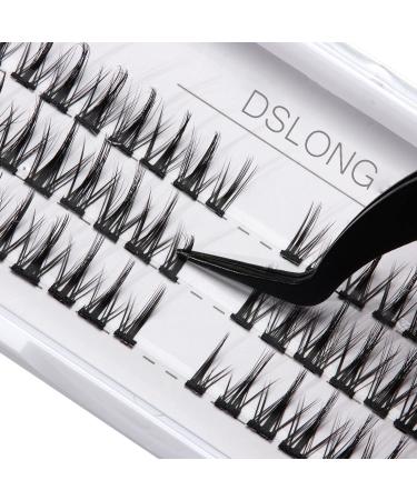 DSLONG Manga Lash Individual Cluster Lashes Extension Kit - Natural Look 3D Cosplay Eyelash Extensions (A02) - Buy Online on GoSupps.com