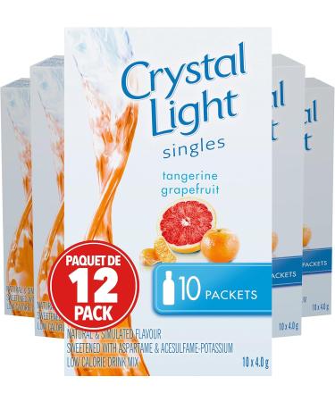 Crystal Light Iced Tea Singles 26g (12 Boxes of 10 Packets) & Tangerine Grapefruit Singles 40g (12 Boxes of 10 Packets) - Buy Online on GoSupps.com