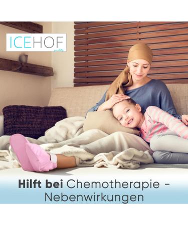 IceHOF Cooling Socks - Gel Cold Therapy for Feet & Toes | Unisex Pink | Ideal for Chemotherapy & Rheumatism | One Size - Buy Online on GoSupps.com