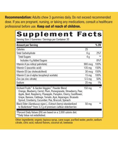 Nature's Way Alive! Immune Gummies - Grape & Cherry Flavors, 90 Count - Buy Online on GoSupps.com