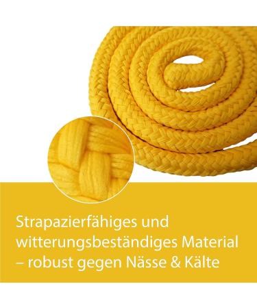 Leadership Knit with Panic Hooks for Horses - Stylish Binding Leash for Ponies Donkeys & Goats (Yellow) - Buy Online on GoSupps.com