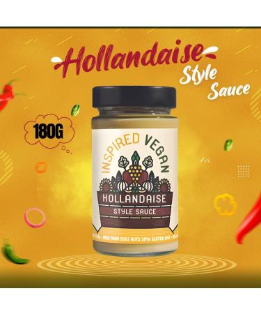 Inspired Vegan Sauce Mayonnaise Pick N Mix | Choose From 6 Flavours | Hollandaise Horseradish Tartare Marie Rose Mayonnaise-Vegan Style Smoked Garlic-Mayonnaise - Pack of 2 X 180g - Buy Online on GoSupps.com