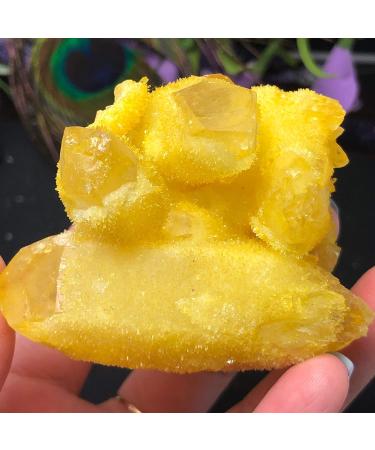 Yellow Phantom Quartz Crystal Cluster Specimen - JZIGTDEM (Color : 121g) - Buy Online on GoSupps.com