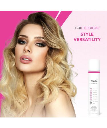 TRI Design Covert Control - Fast-Drying Hairspray for Women and Men Strong Hold and Hair Setting Provides Hidden Control 10.5 Oz - Buy Online on GoSupps.com