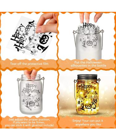24 Pcs Black Halloween Silhouette Decorations - Vintage Scary Party Wall & Window Decor - Buy Online on GoSupps.com