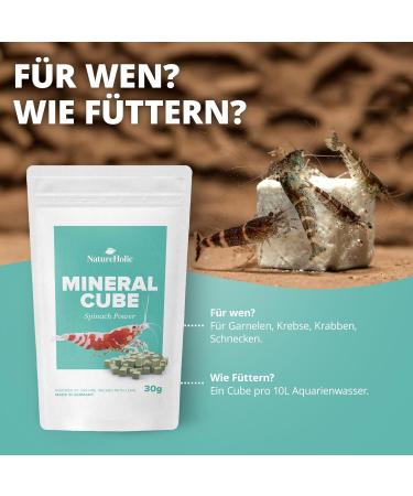 NatureHolic - MineralCube Spinat Power I for mineral intake I with valuable spinach I No water pollution I Ideal food for holidays I 47ml - Buy Online on GoSupps.com