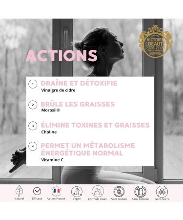 Morosil 400 mg - Br leur de Graisse Puissant - Vinaigre de Cidre 500 mg - Choline - Perte de Poids & de Graisse Abdominale - 60 G lules - Vegan - Fabriqu en France - Buy Online on GoSupps.com