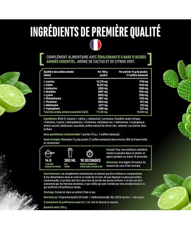  GEN GERMAN ELITE NUTRITION EAA Powder 532g (38 servings) - The 9 essential amino acids including histidine & BCAAs - Human Code Formula - Vegan - Very - Buy Online on GoSupps.com