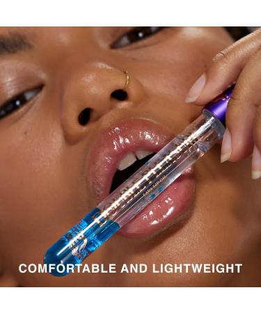 Double Pleasure Lip Oil - Moisturizing Plumping Lip Gloss for Women | Hydrating Glow Oil with Silicone Applicator | Softening Lip Care (Skinny-Dipping - Buy Online on GoSupps.com