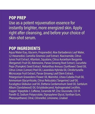 POPBEAUTY Lit AF Essence | Hydrating Botanical Gel with Niacinamide & Peptides | Brighten Skin | 3.4 Fl Oz - Buy Online on GoSupps.com