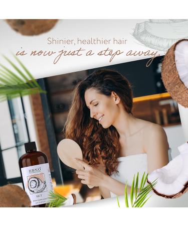 HBNO California Bottled Coconut Mct Oil 16 fl oz (475ml) Value Size - Natural Mct Oil Cold Pressed - Perfect Carrier for Massage Aromatherapy - Ideal for Face Body Lips & Hair 16 Fl Oz (Pack of 1) - Buy Online on GoSupps.com