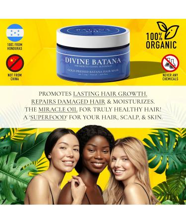 100% Cold-Pressed Unscented Batana Oil - Thicker Fuller Hair Fights Thinning & Promotes Growth | Hair & Scalp Superfood Rich in Vitamin E - Buy Online on GoSupps.com