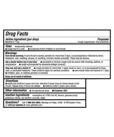HALLS Relief Strawberry Cough Drops - 30 Drops | Fast-Acting Soothing Relief - Buy Online on GoSupps.com