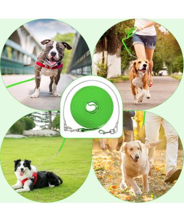 Waterproof Drag Line for Dogs | Chew-Proof Tie-Out Linen 3-30m | Robust Training Leash for Large & Small Dogs (5m Green) - Buy Online on GoSupps.com