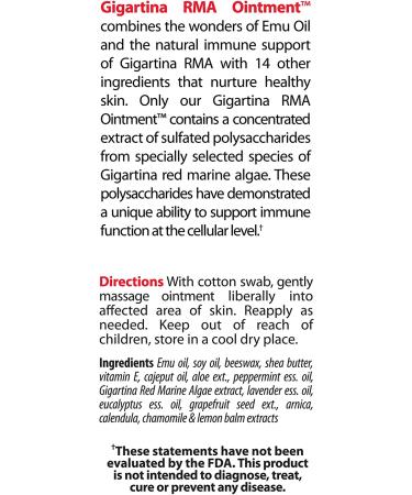 Vibrant Health Gigartina Red Marine Algae Ointment - 14 oz | Natural Skin Relief - Buy Online on GoSupps.com