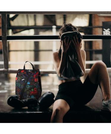 Travelkin Water Resistant Shoe Bag with Handle - Black, Men & Women Travel Shoe Pouch - Buy Online on GoSupps.com